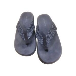 Revitalign Euphoria Orthotic Comfort Thong Sandals Women's 9 Blue